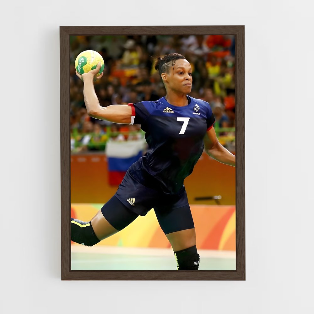 Poster Laura glauser – affiche Handball (vue 5)